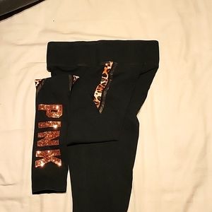 COPY - Victoria secret pink brand Leppord Leggings